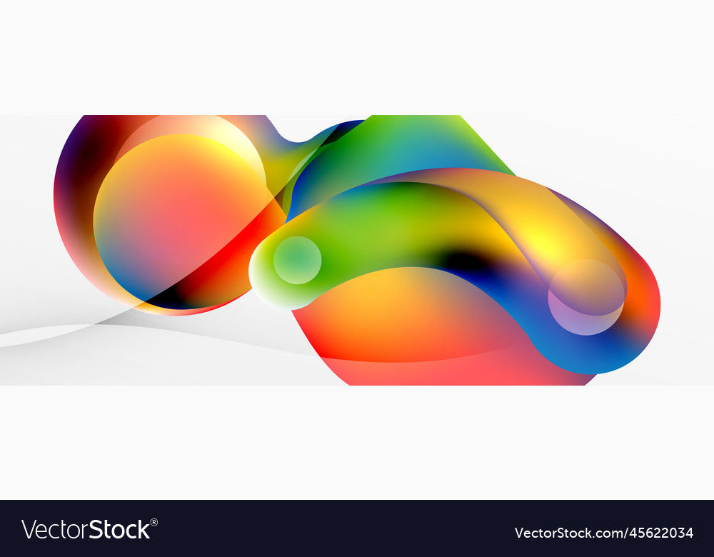 Fluid abstract background liquid color gradients Vector Image