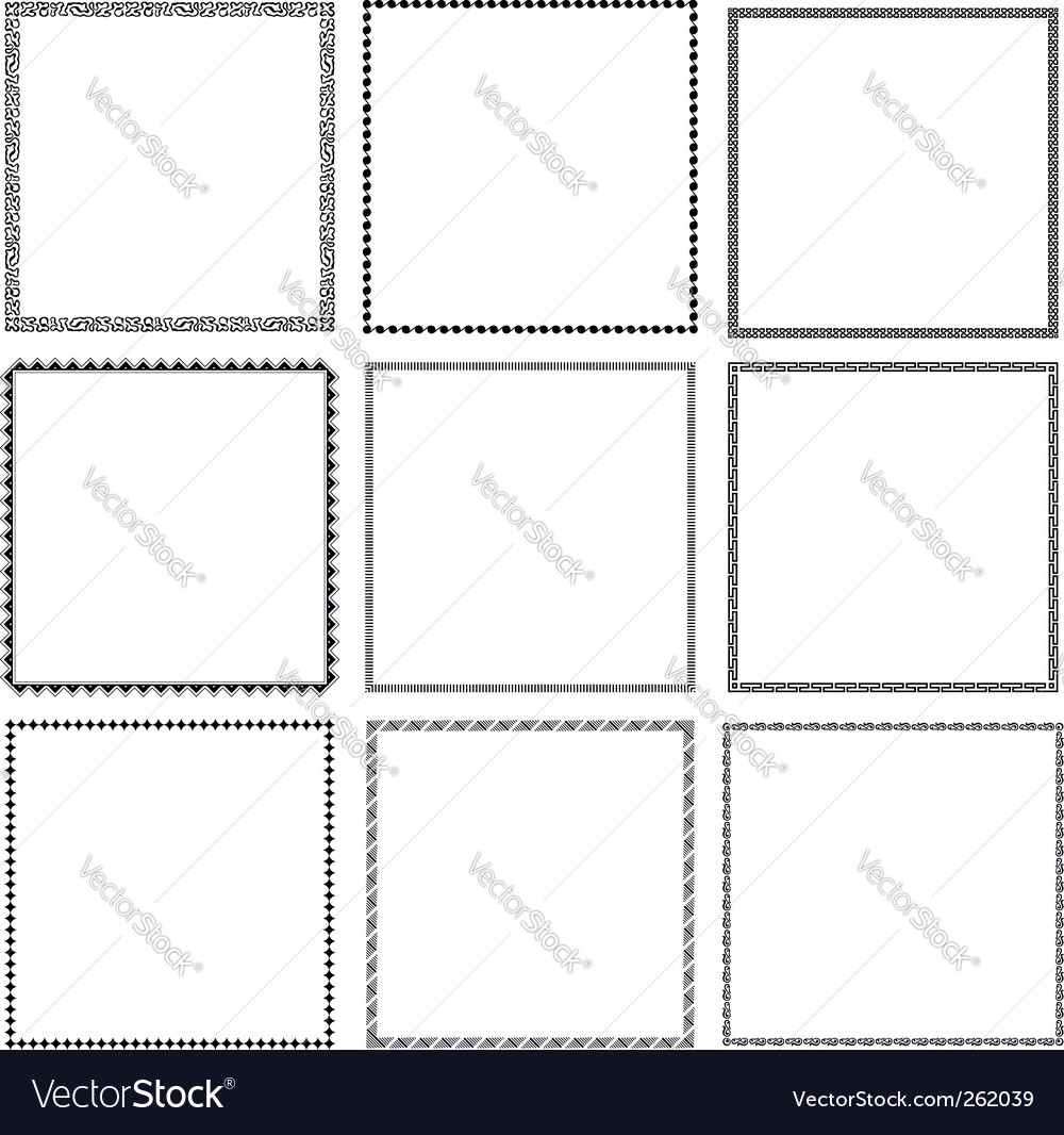 Elegant frame Royalty Free Vector Image - VectorStock