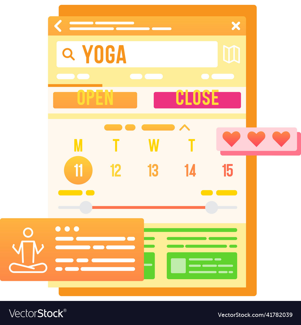 Workout mobile app icon discover new activities Vector Image