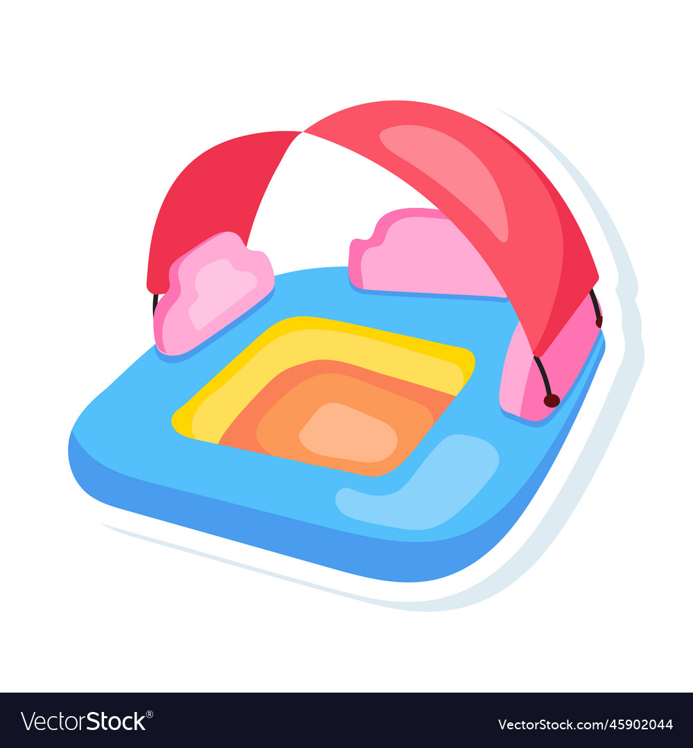 Cabana raft Royalty Free Vector Image - VectorStock