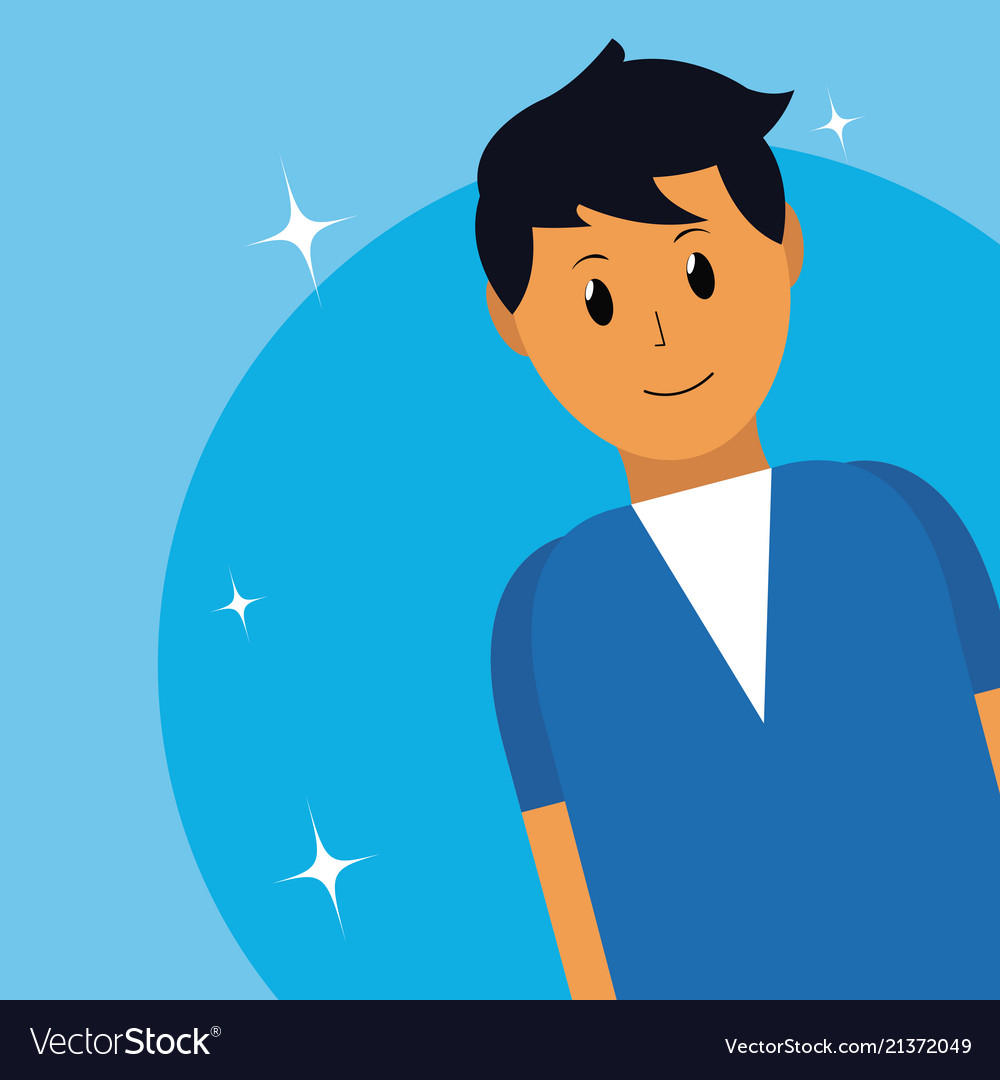 Cute man cartoon Royalty Free Vector Image - VectorStock Cute man cartoon Royalty Free Vector Image - VectorStock