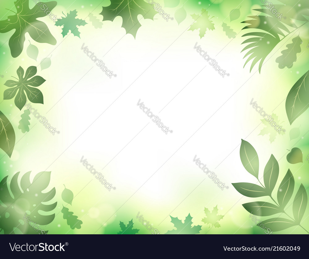 Leaves theme background 2 Royalty Free Vector Image