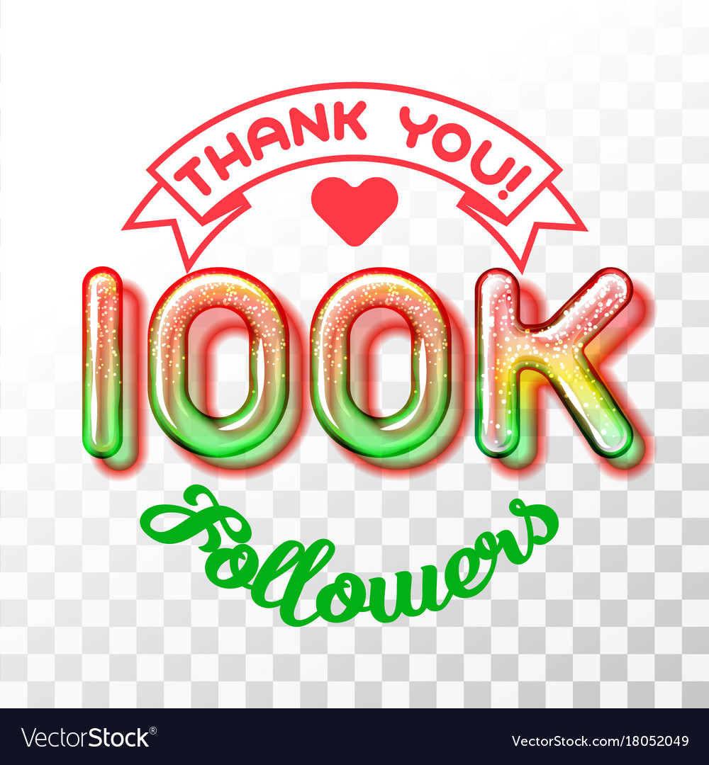 Thank you 100k followers