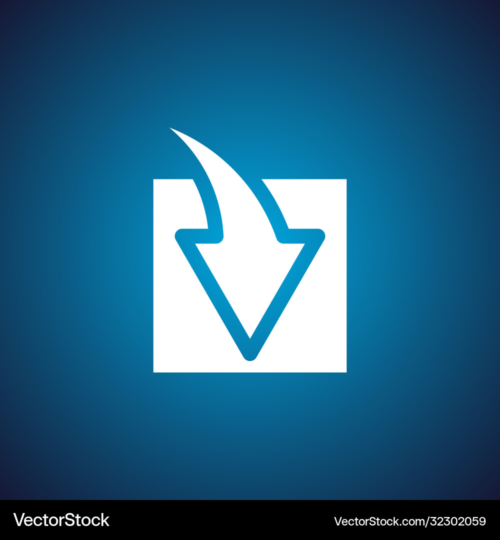 Arrow icon for navigation and interface Royalty Free Vector