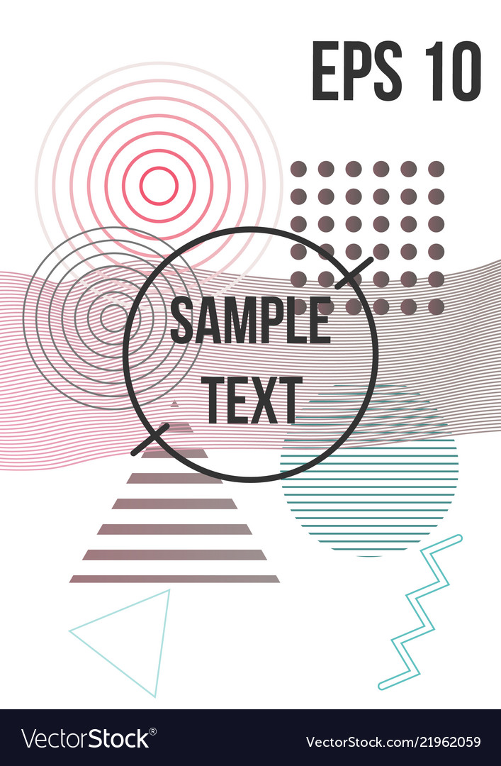Minimum geometric coverage Royalty Free Vector Image
