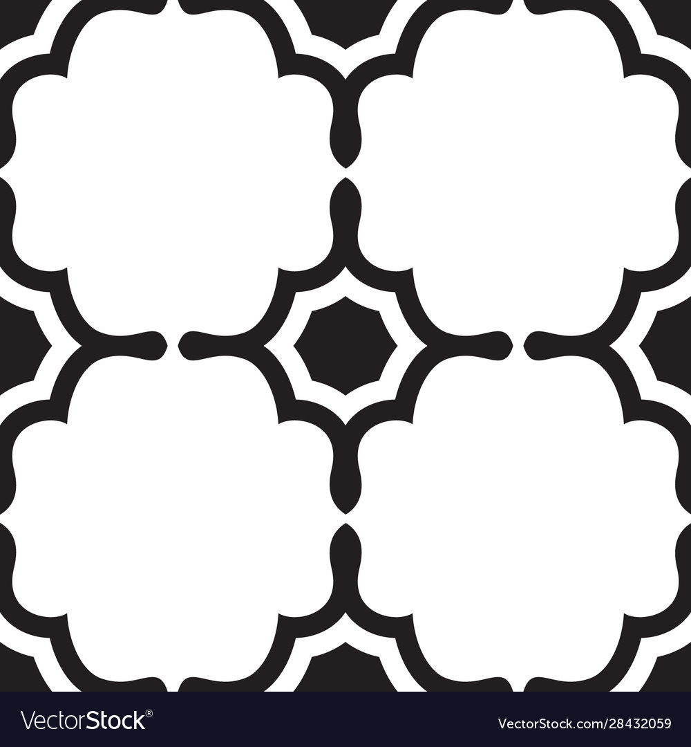 Seamless monochrome texture geometric Royalty Free Vector