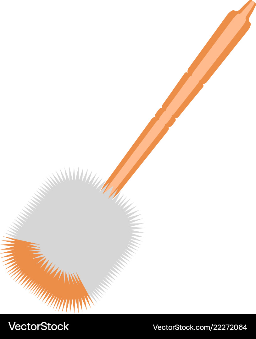 Isolated dust cleaner icon Royalty Free Vector Image