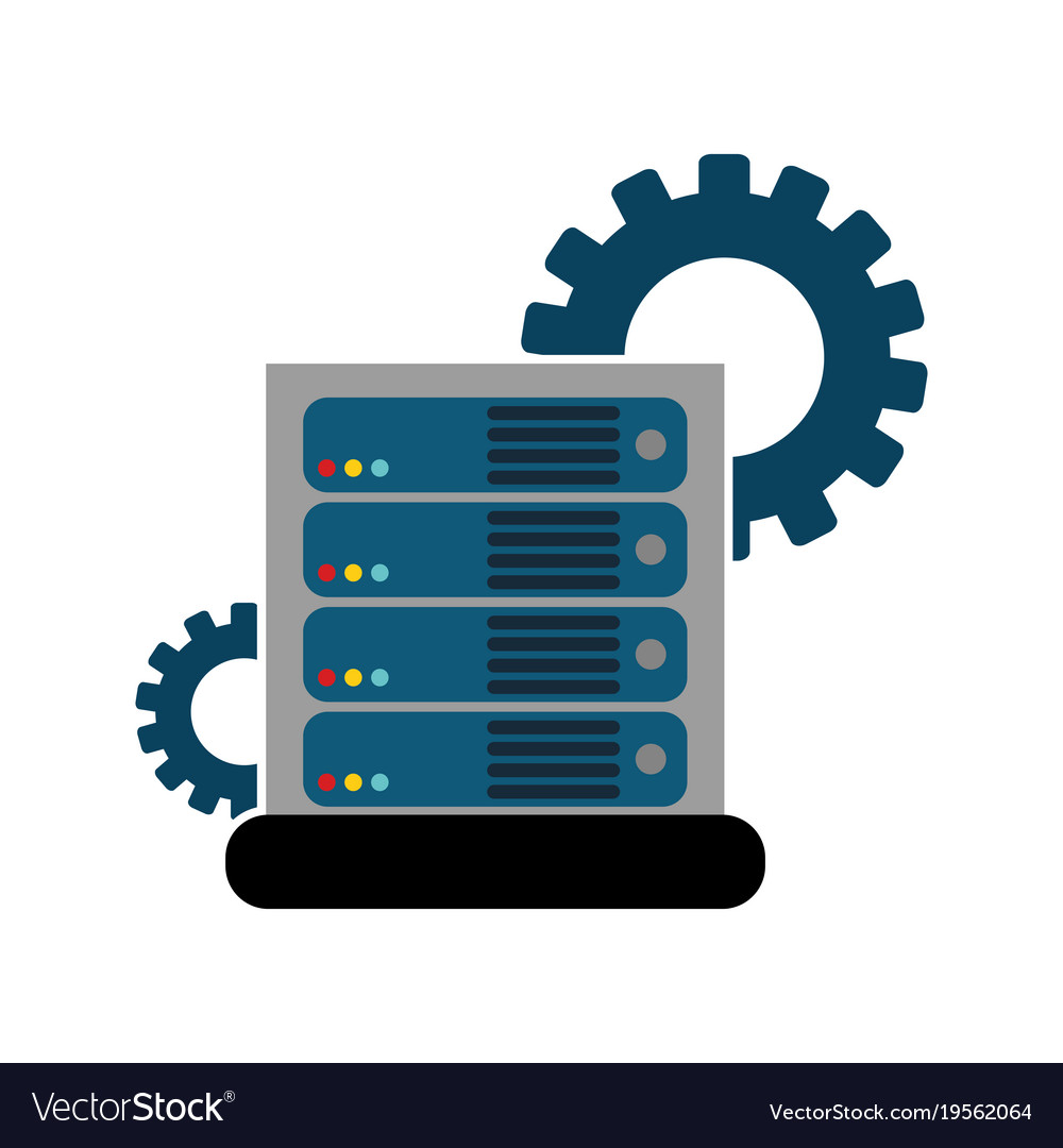 Web hosting design Royalty Free Vector Image - VectorStock