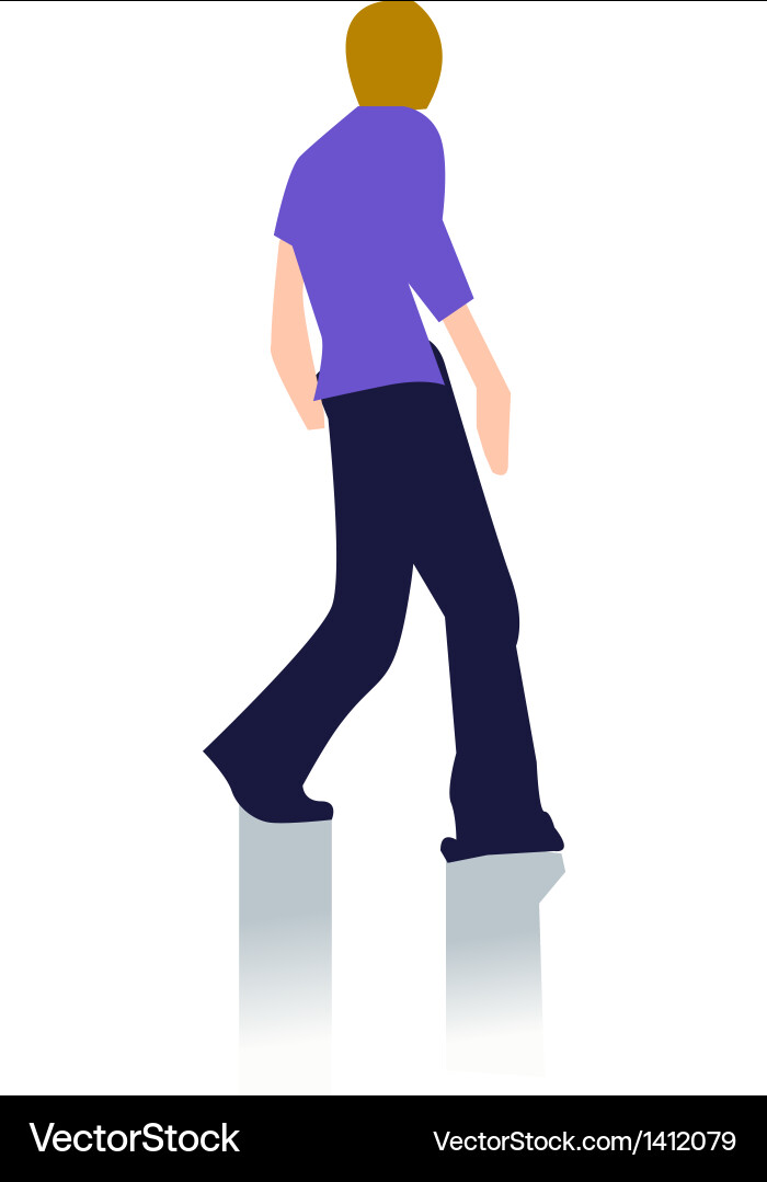 A view of man Royalty Free Vector Image - VectorStock