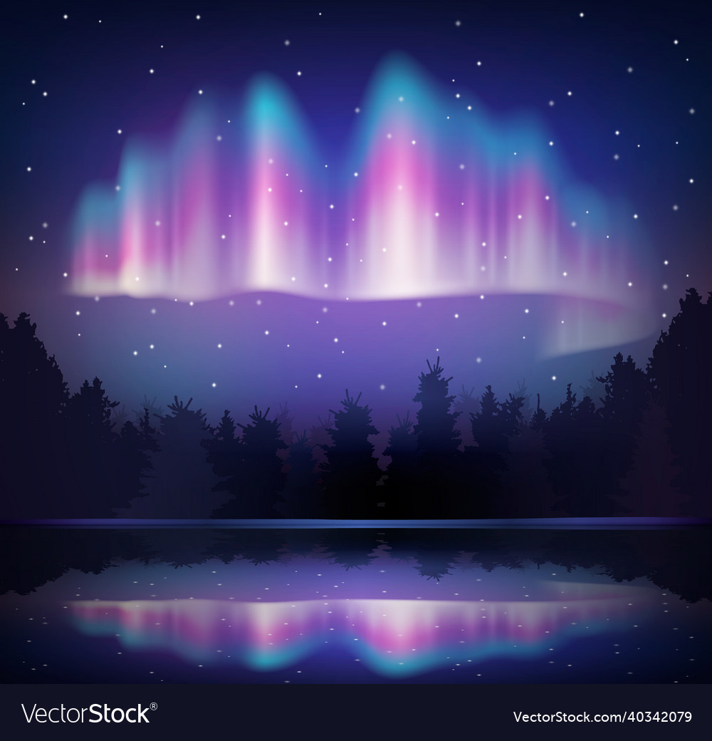How To Draw The Northern Lights