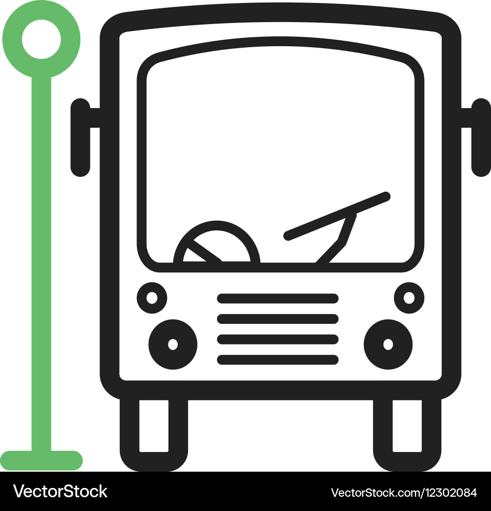 Bus Stop Royalty Free Vector Image - VectorStock