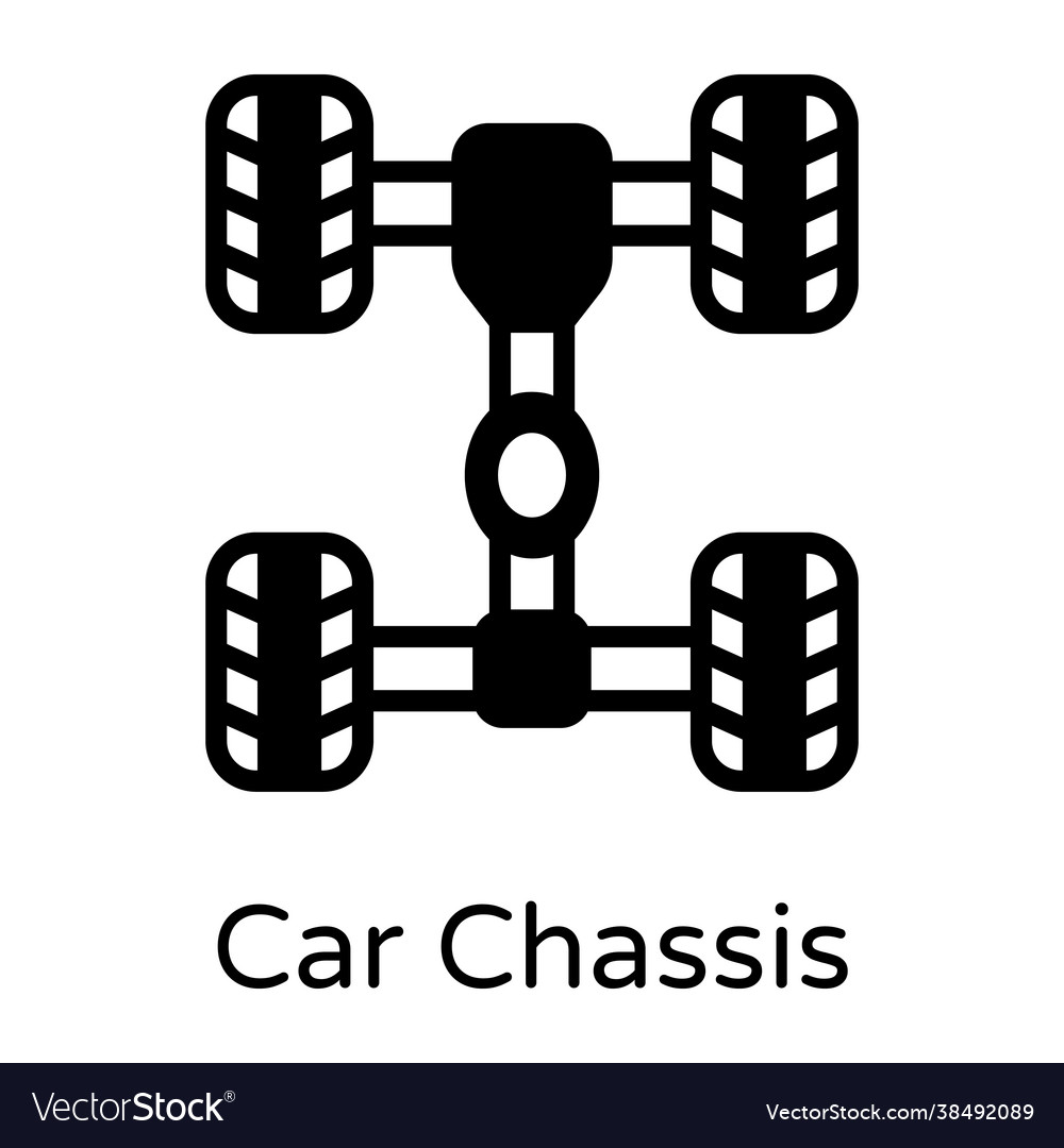 Car chassis Royalty Free Vector Image - VectorStock