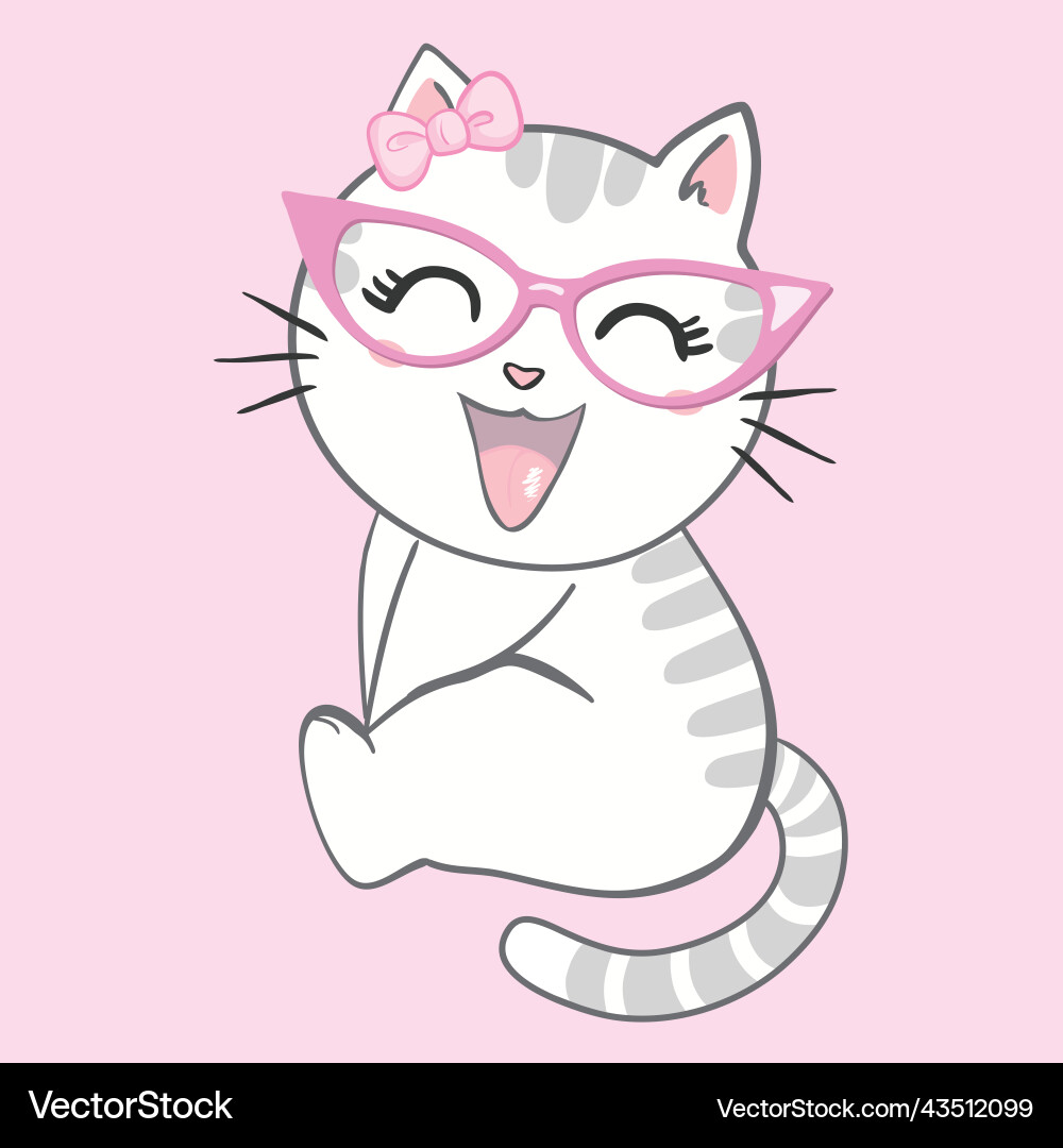 cute-cat-sketch-print-design-children-royalty-free-vector