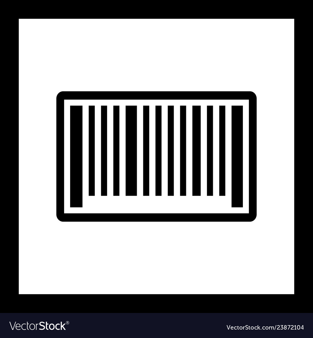 Barcode icon Royalty Free Vector Image - VectorStock