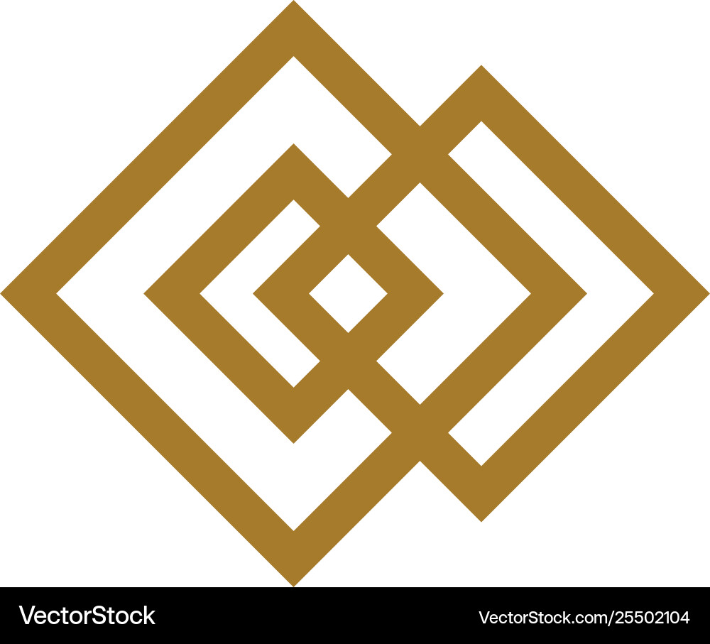 Square icon Royalty Free Vector Image - VectorStock