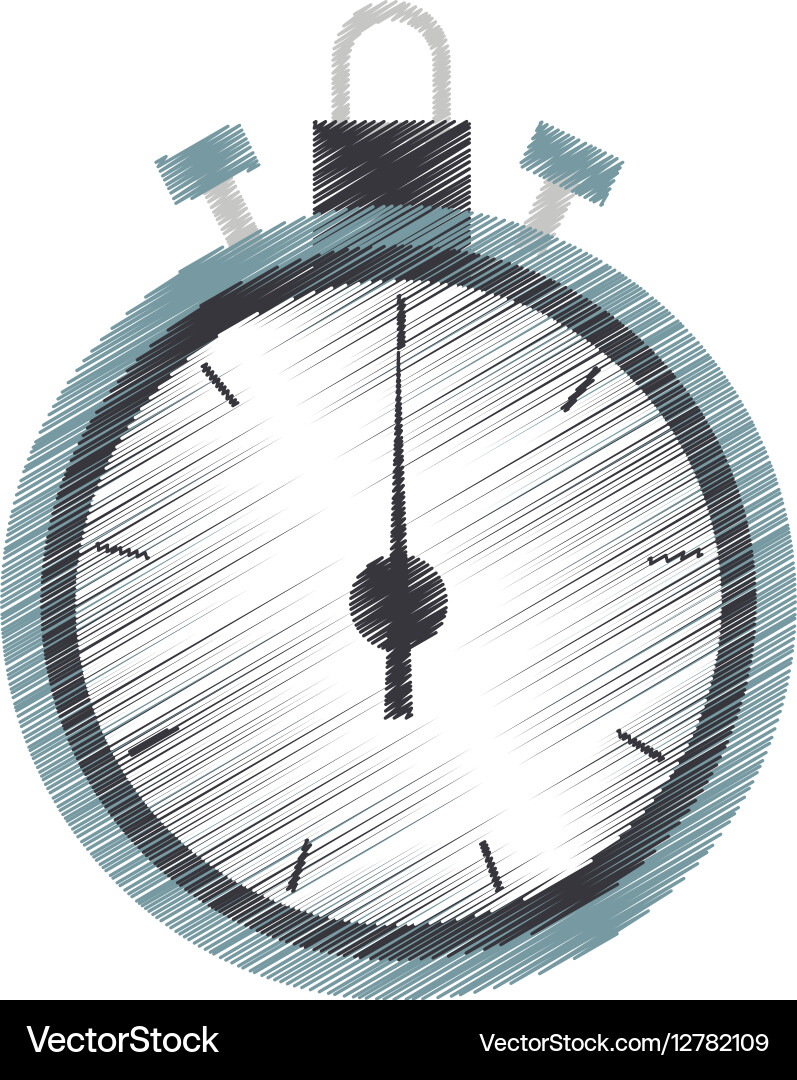 Chronometer device icon Royalty Free Vector Image