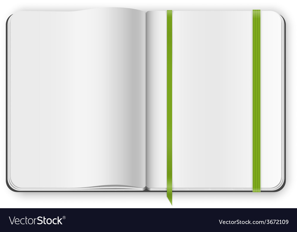 Copybook template Royalty Free Vector Image - VectorStock