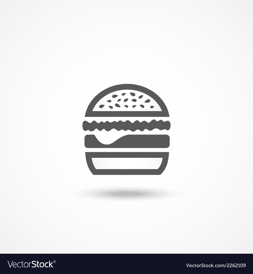 Hamburger icon Royalty Free Vector Image - VectorStock