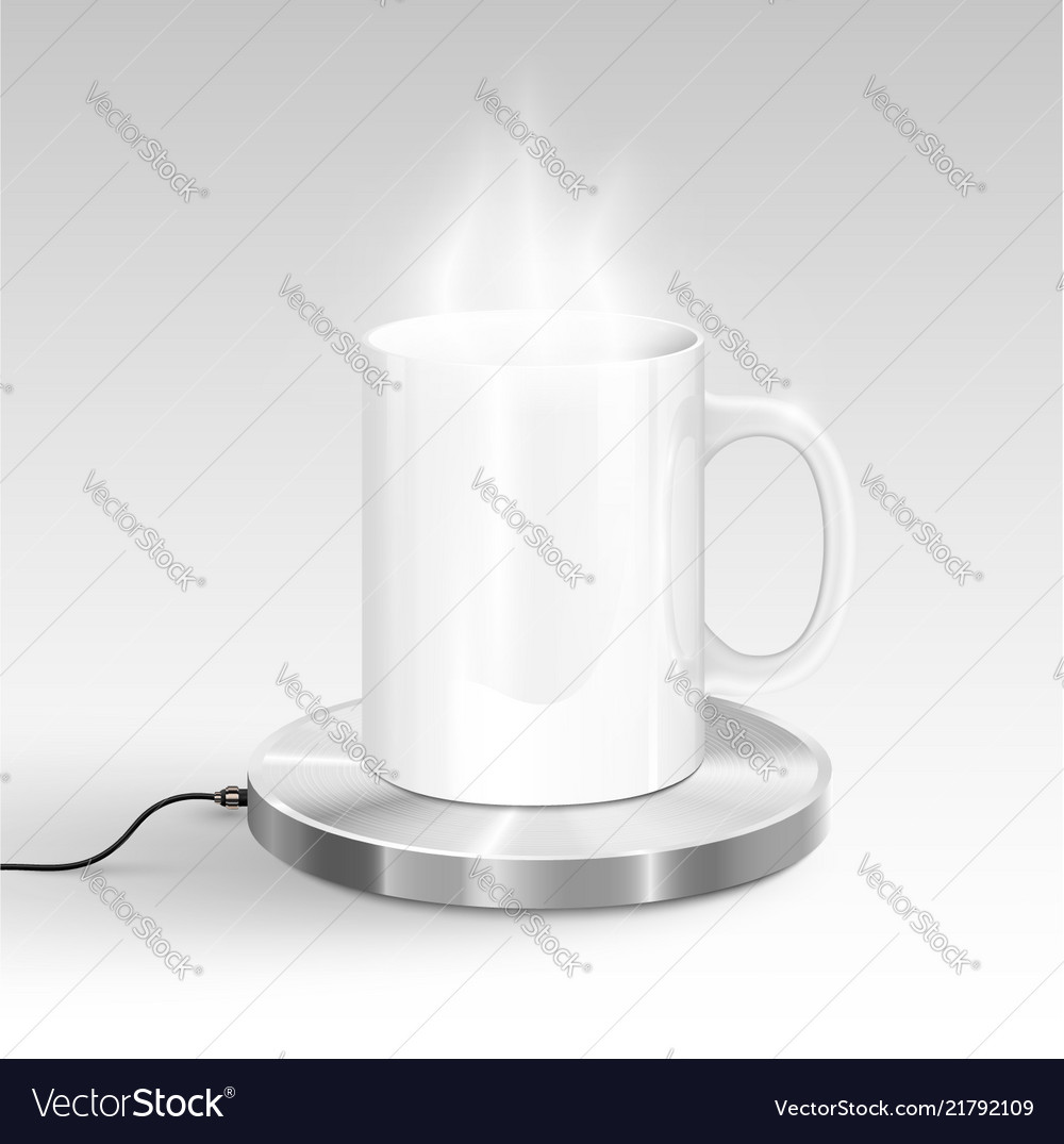 Realistic mug vector image Realistic mug