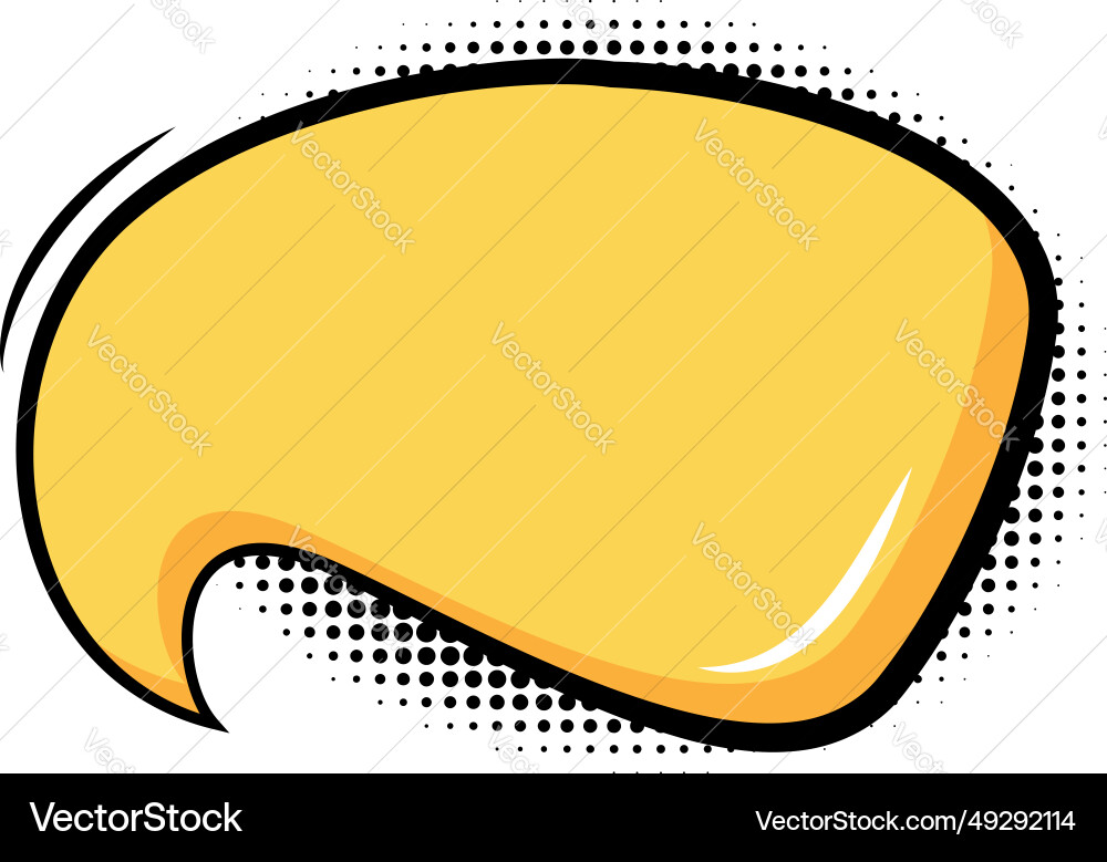 Retro empty comic speech bubbles in pop art style Vector Image