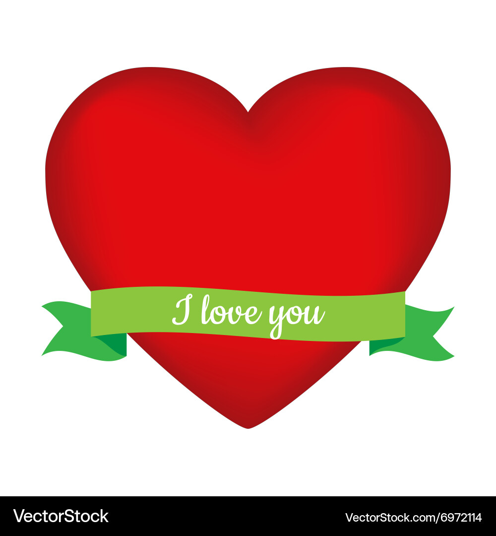 Valentines heart Royalty Free Vector Image - VectorStock