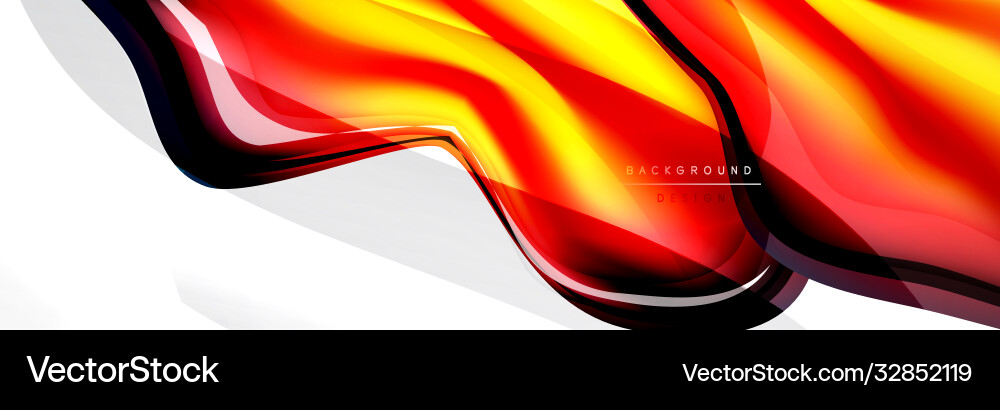 Abstract background flowing liquid style Vector Image