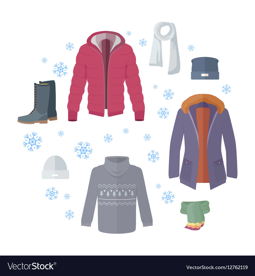 gebed Metafoor conservatief Big winter sale winter clothes web banner poster Vector Image