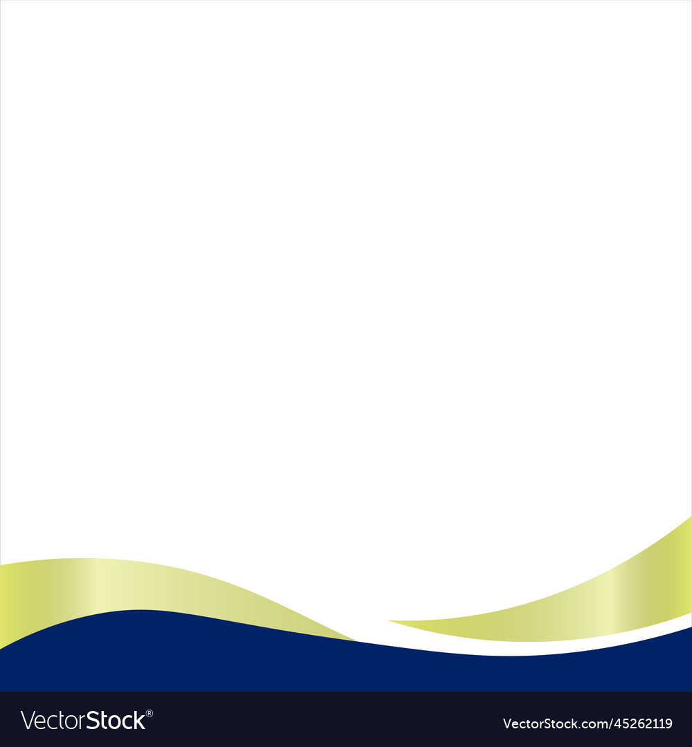 Blue and gold business corner Royalty Free Vector Image