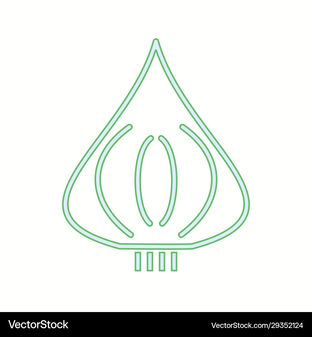 Unique beet line icon Royalty Free Vector Image