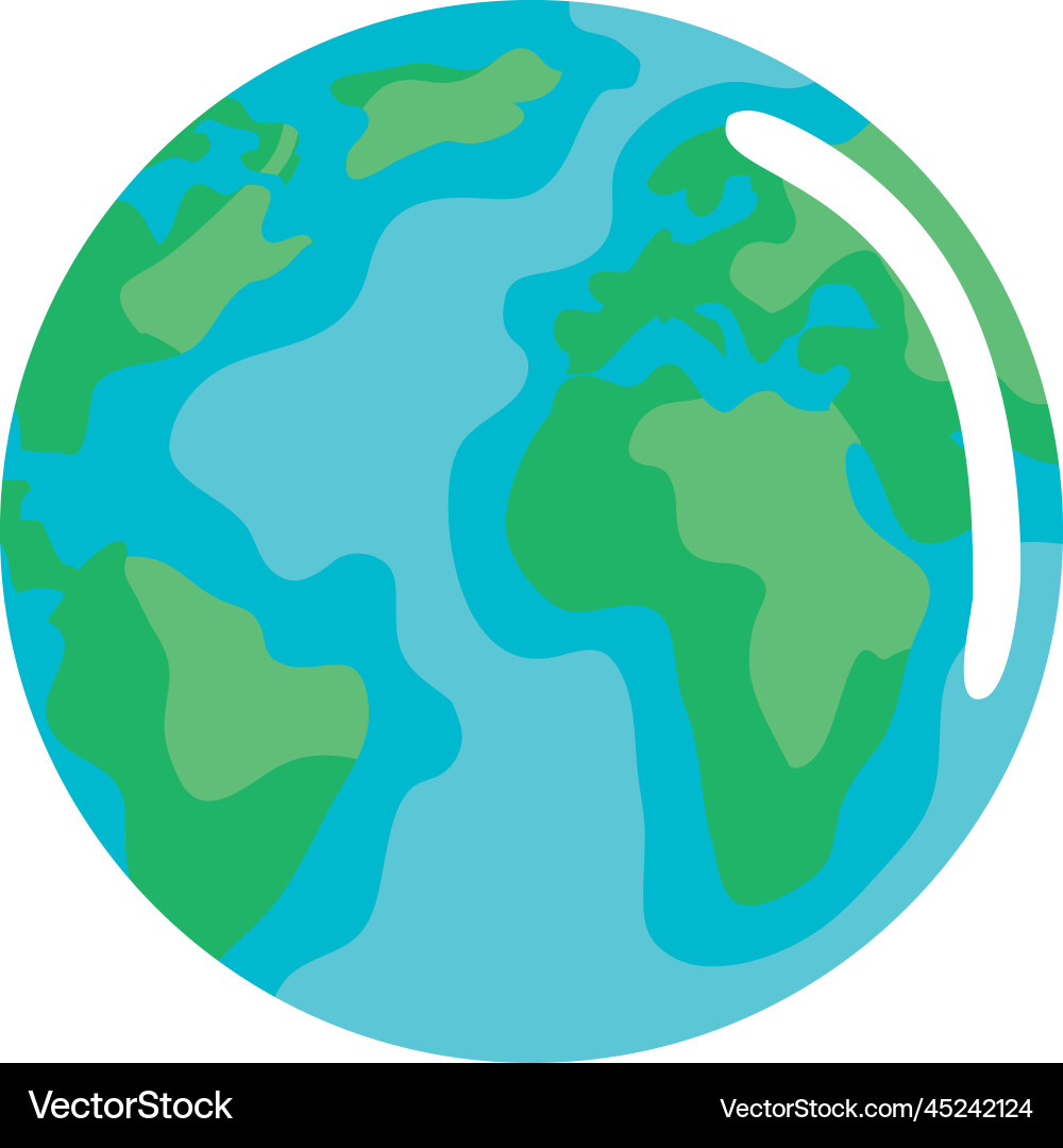 World planet earth Royalty Free Vector Image - VectorStock