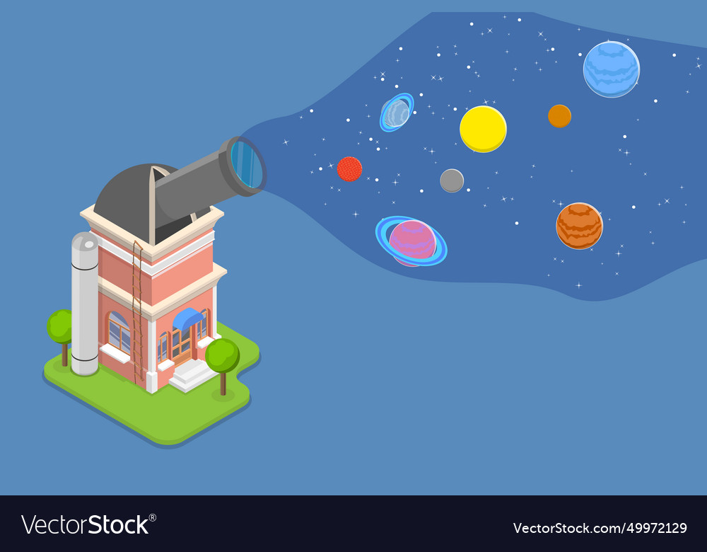 3d isometric flat Royalty Free Vector Image - VectorStock