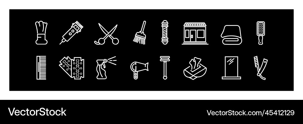 Barber shop pole Royalty Free Vector Image - VectorStock