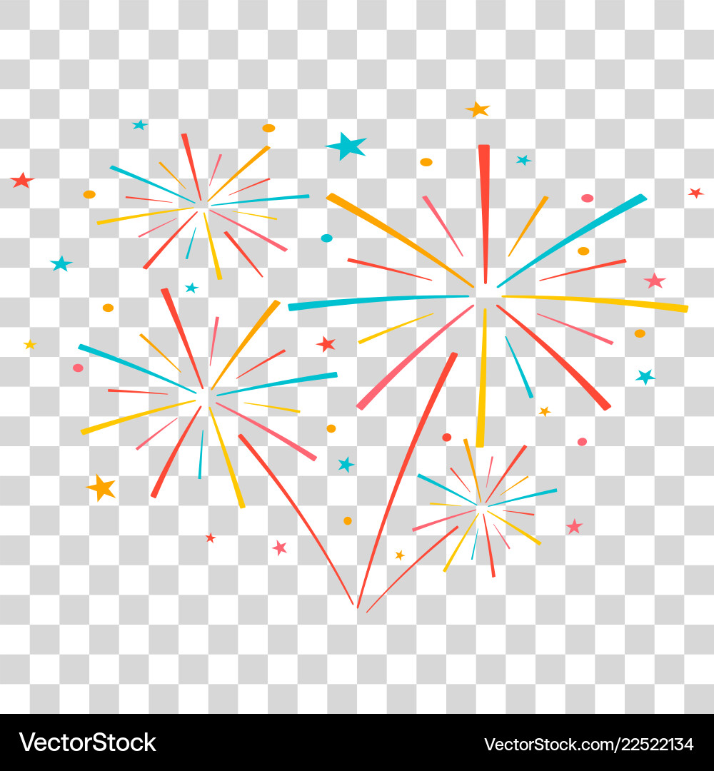 Fireworks icons set Royalty Free Vector Image - VectorStock