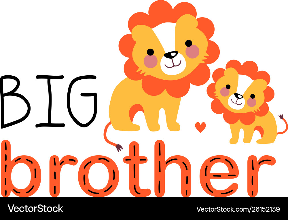 Bigbrotherlion Royalty Free Vector Image - VectorStock