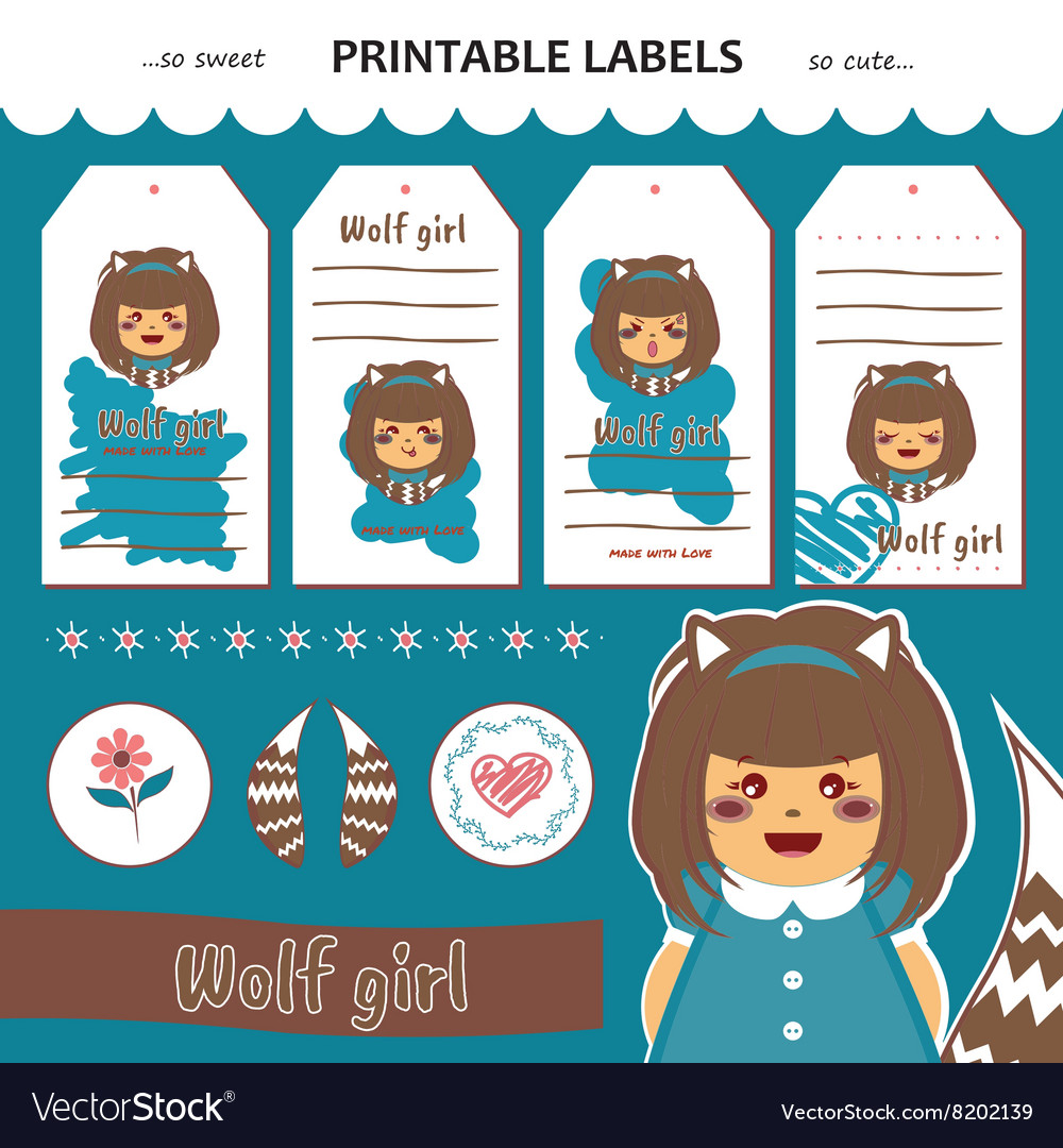 collection printable gift tag