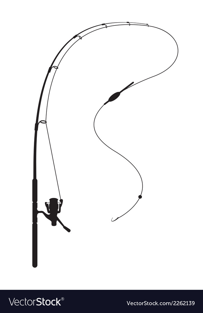 Download Fishing rod Royalty Free Vector Image - VectorStock