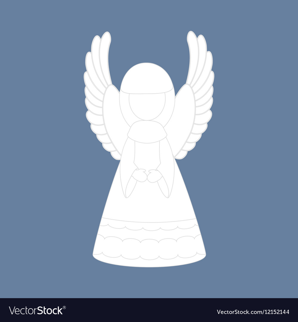 Christmas Angel Royalty Free Vector Image - Vectorstock