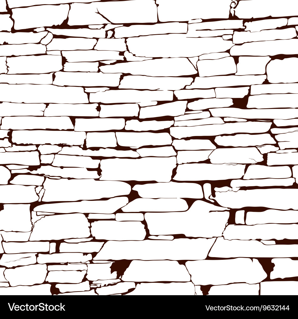 Design element ancient brick wall texture Vector Image