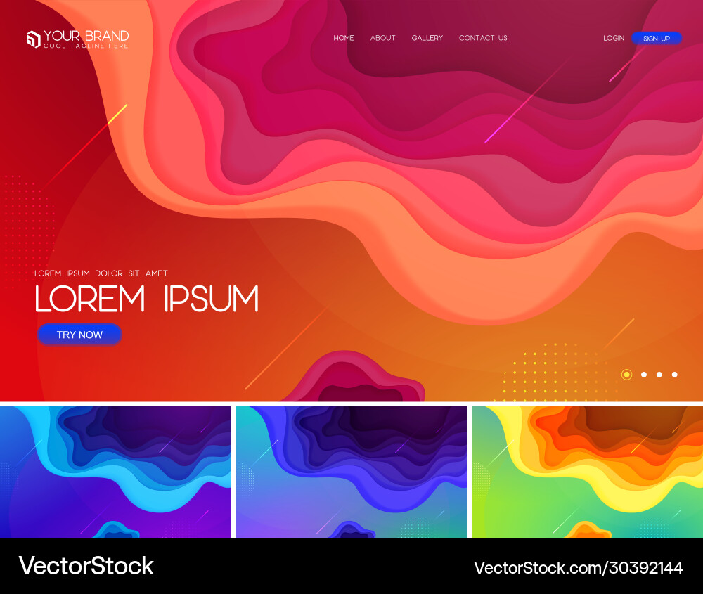 Fluid liquid abstract background Royalty Free Vector Image
