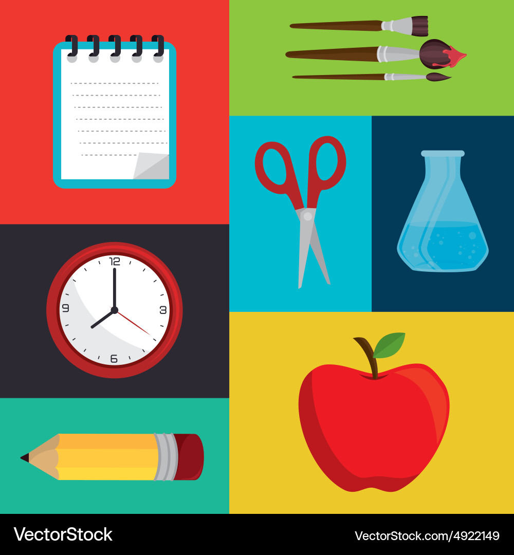 Back to school design Royalty Free Vector Image