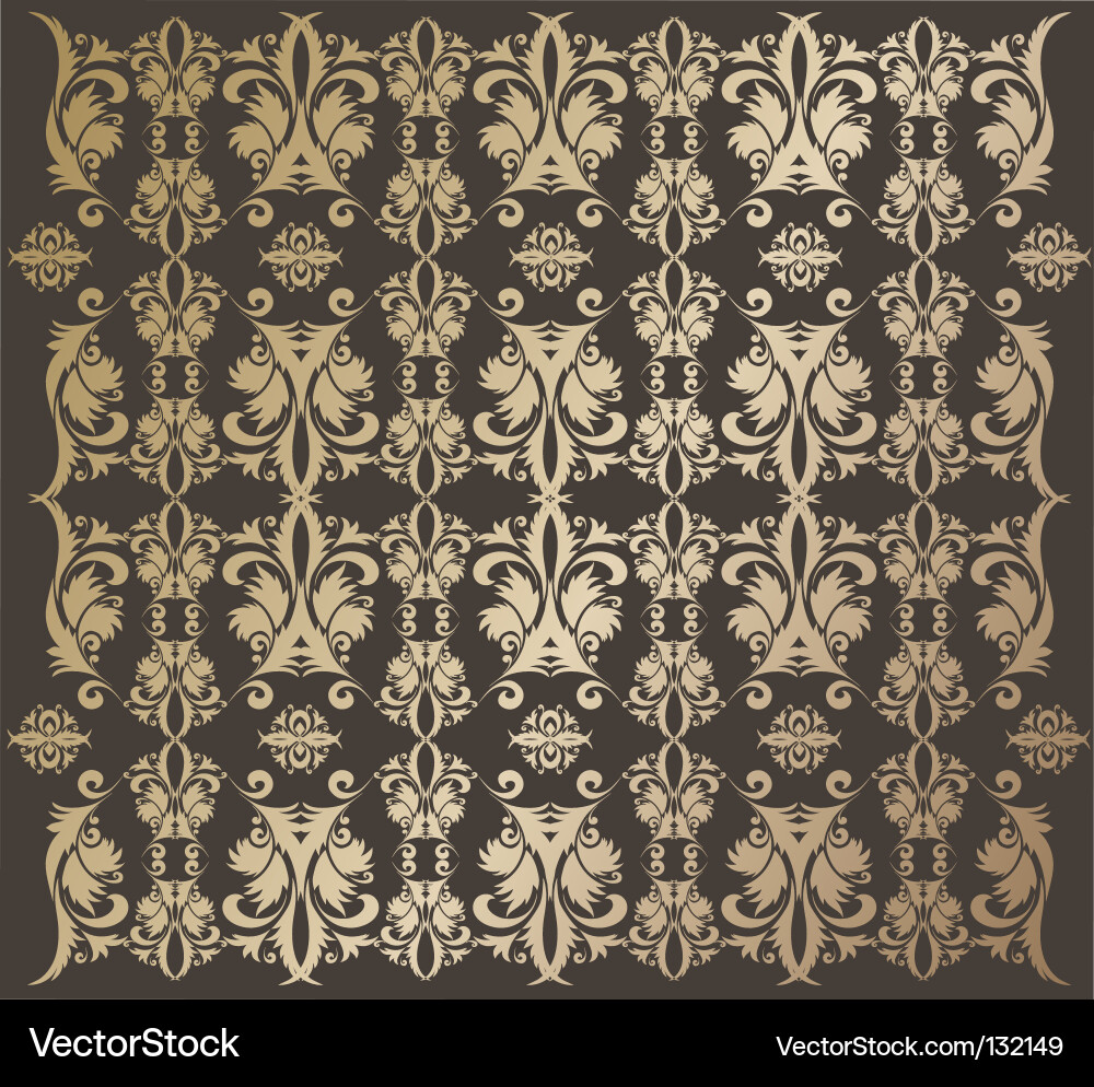 Seamless wallpaper Royalty Free Vector Image - VectorStock