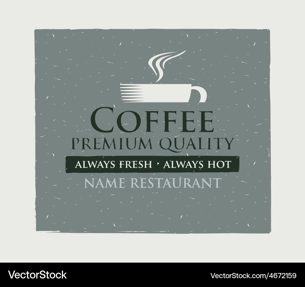 Coffee Royalty Free Vector Image - VectorStock