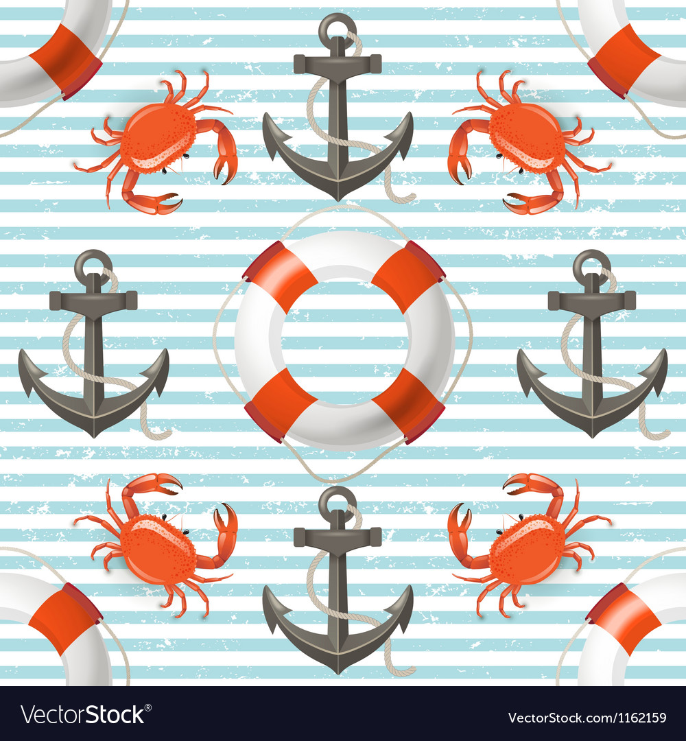 Sea seamless Royalty Free Vector Image - VectorStock