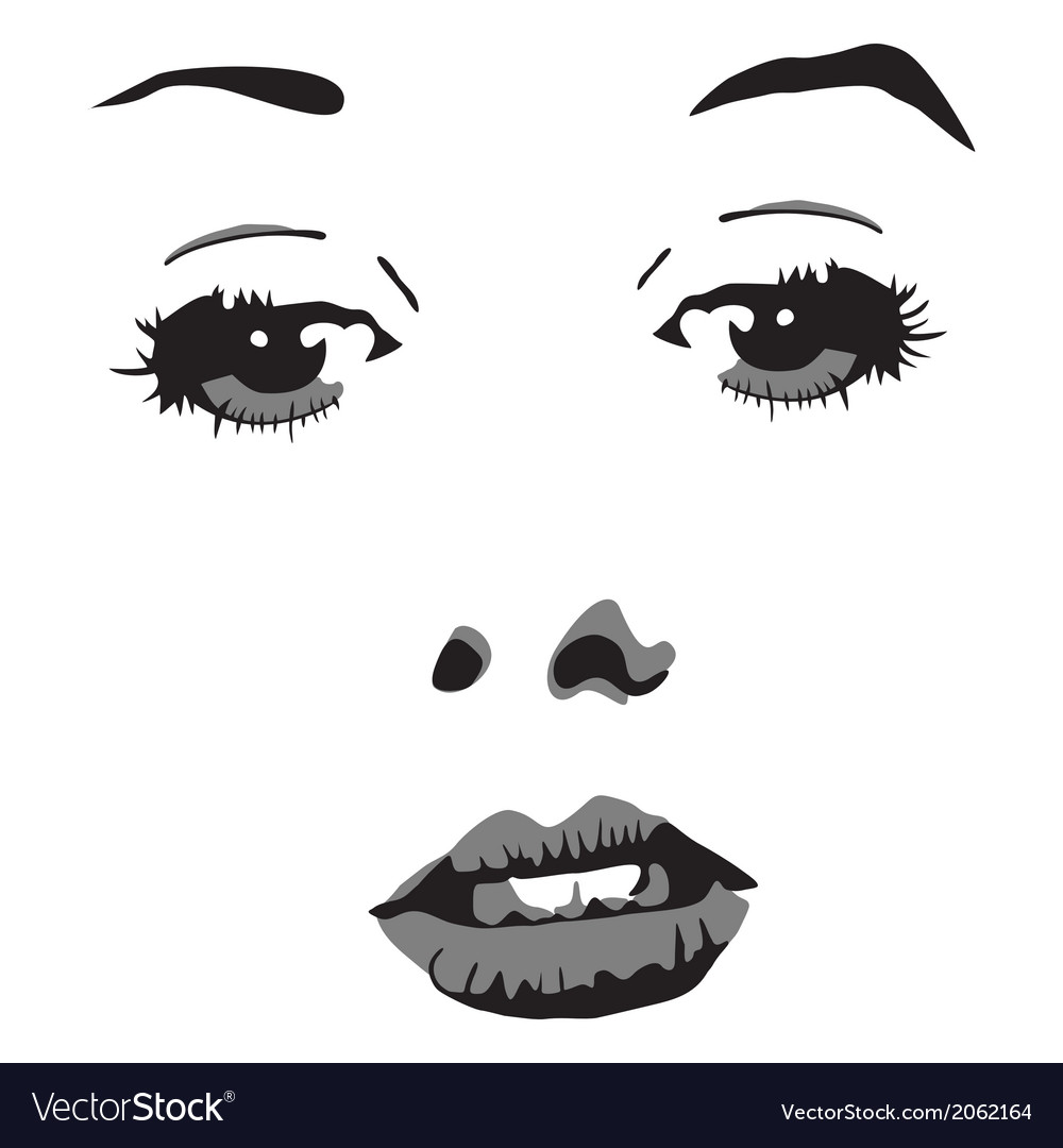 Woman portrait Royalty Free Vector Image - VectorStock