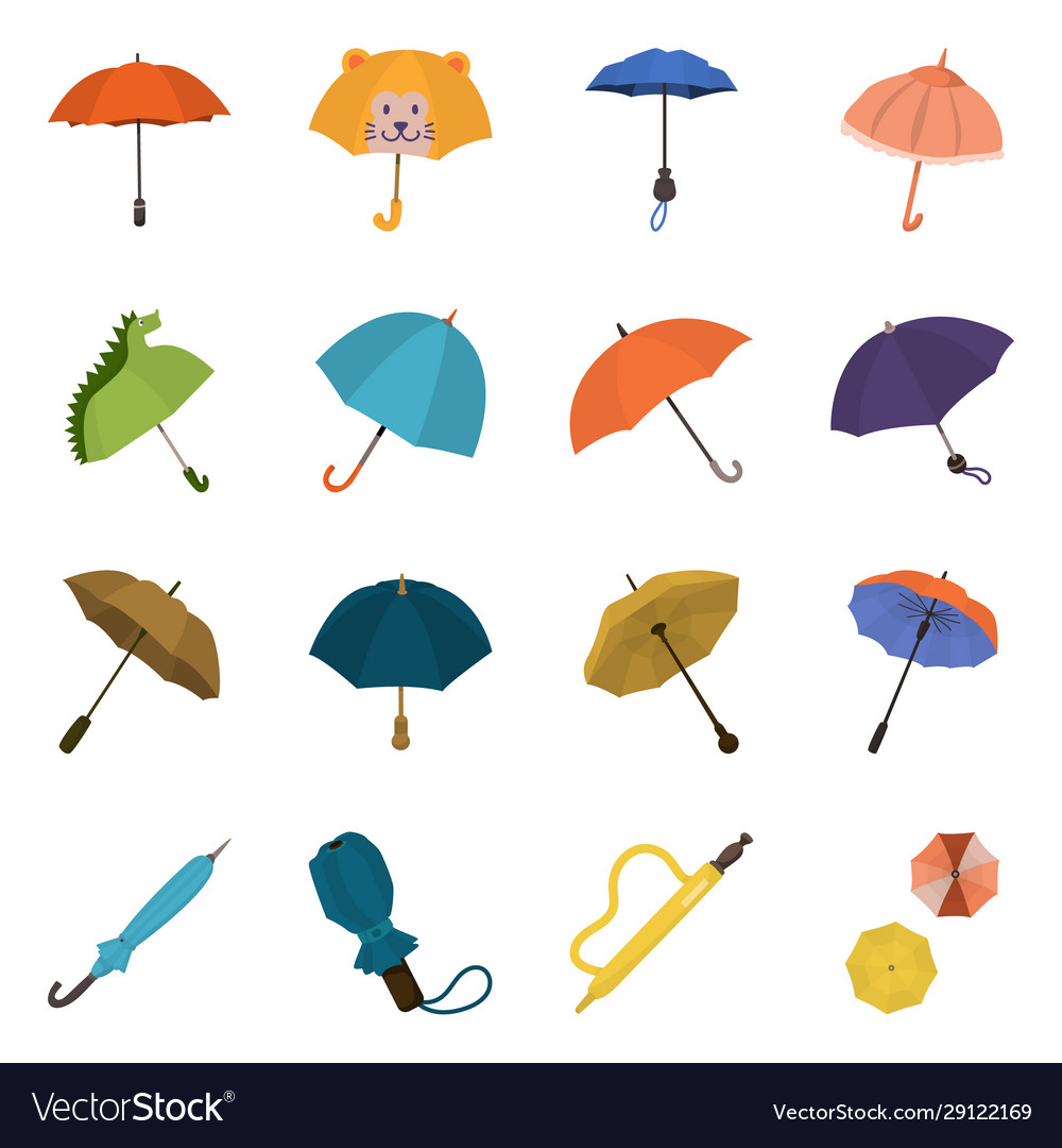 Design umbrella and rain sign Royalty Free Vector Image