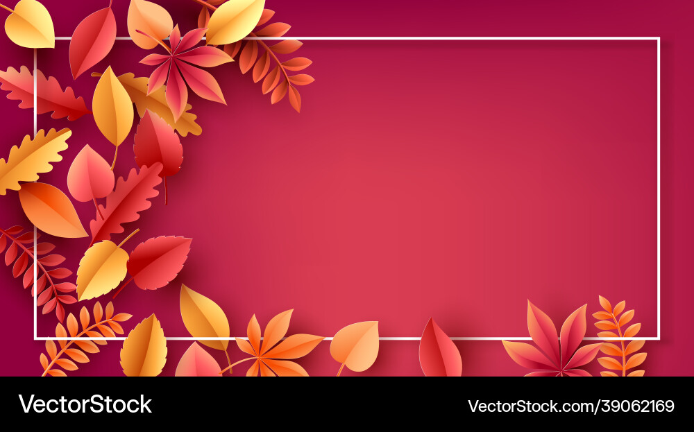 Hello autumn Royalty Free Vector Image - VectorStock