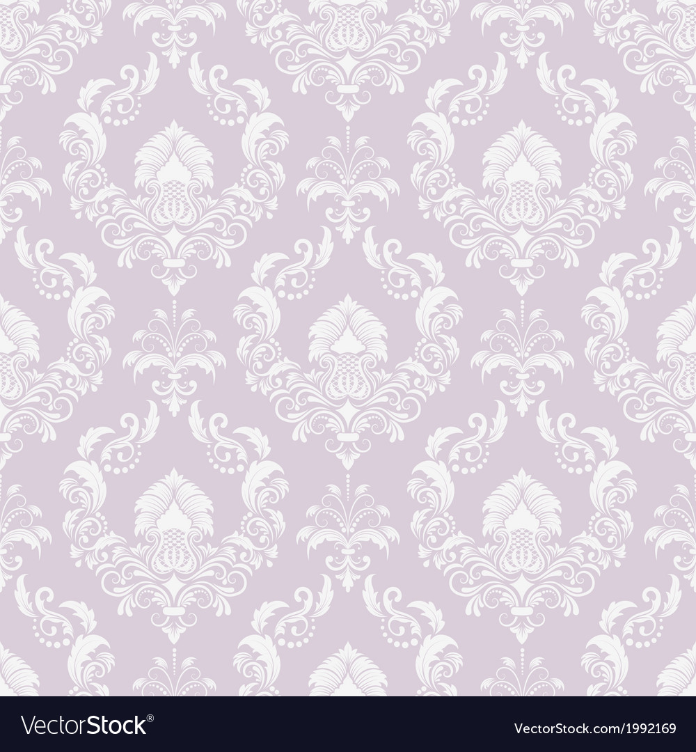 Vintage damask seamless pattern