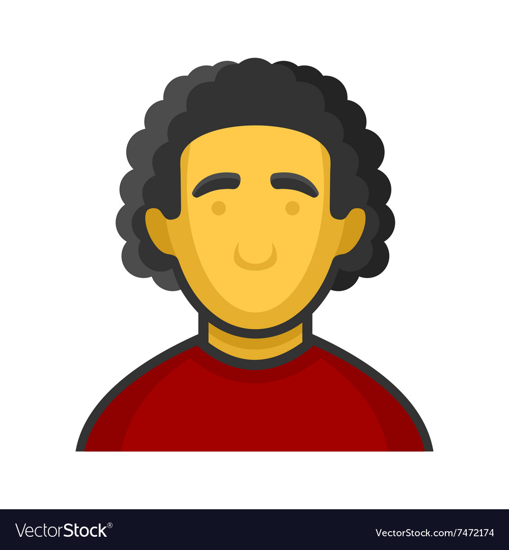 Businessman or programmer avatar profile userpic Vector Image