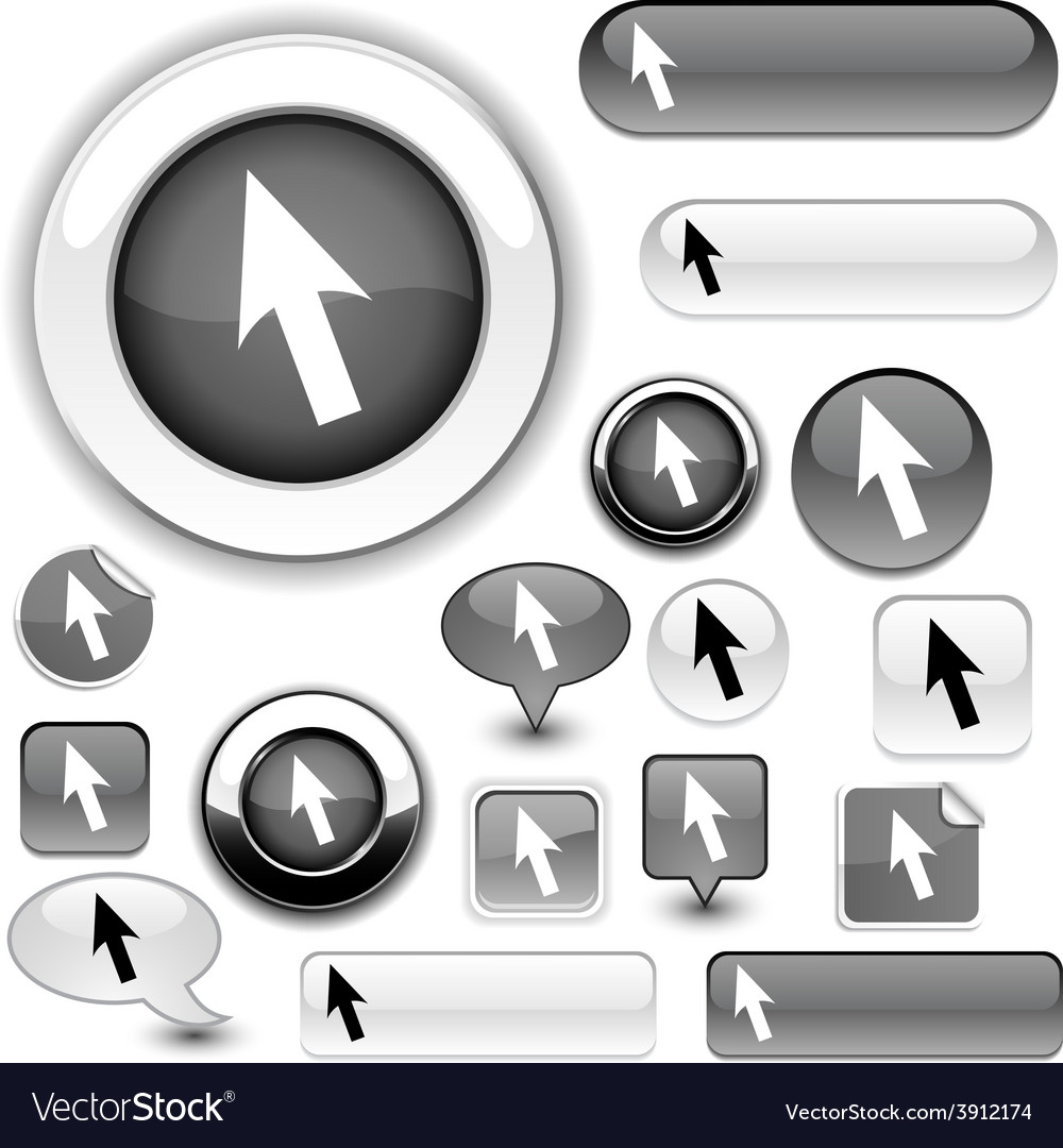 Cursor signs Royalty Free Vector Image - VectorStock