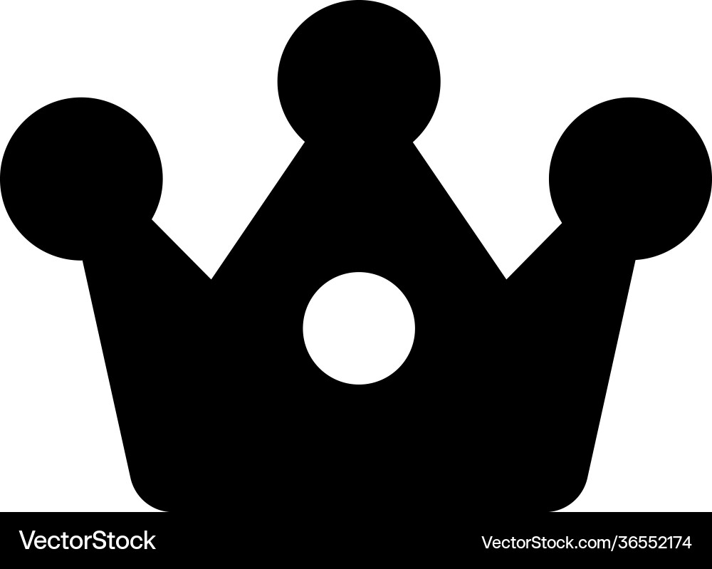 King crown Royalty Free Vector Image - VectorStock